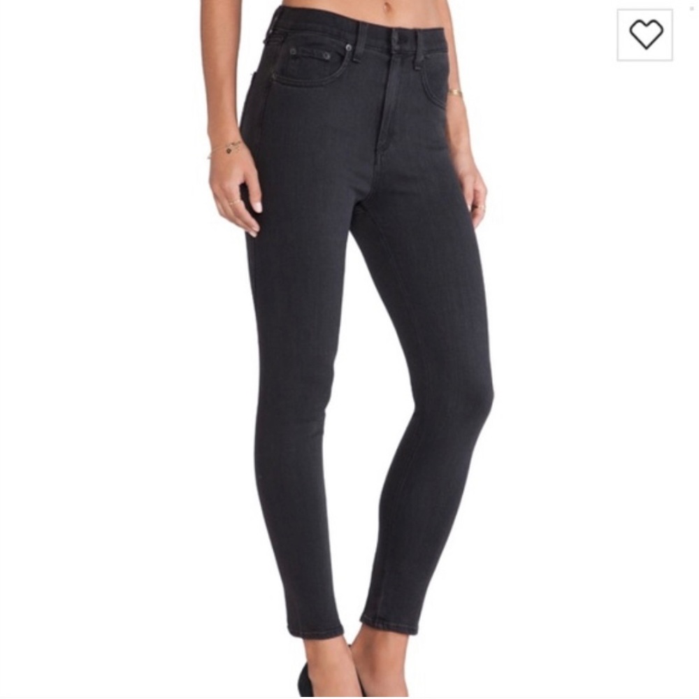 RAG & BONE Jeans Justine High Rise Soft Rock Size 29